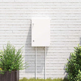 Vidaxl bedieningskast grijs 47 x 20 x 60 cm abs kunststof
