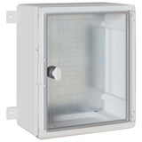 Vidaxl bedieningskast grijs 30 x 16,5 x 35 cm abs kunststof