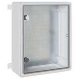 Vidaxl bedieningskast grijs 40 x 24,5 x 50 cm abs kunststof