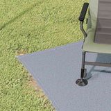 Vidaxl tenttapijt blauw en grijs 200 x 200 cm polyetheen