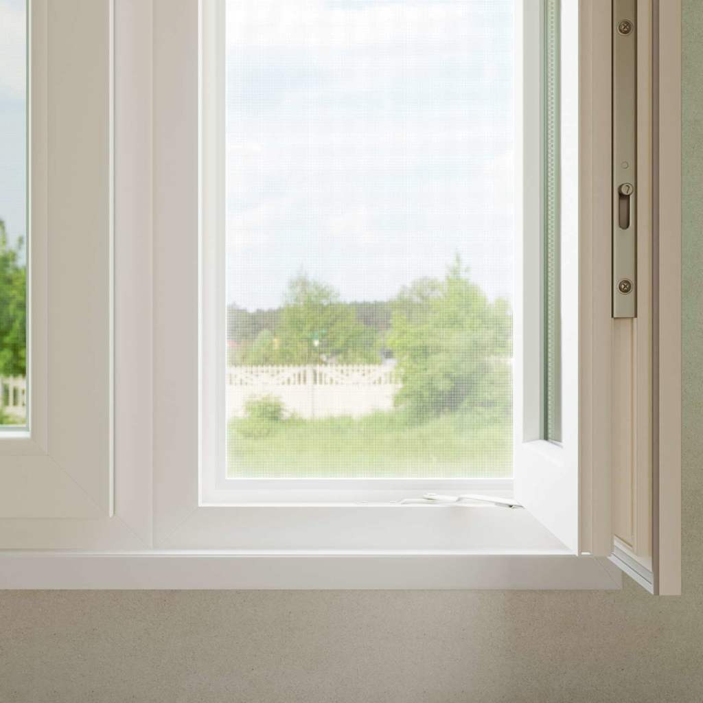 Vidaxl horrengaas wit 60 x 500 cm glasvezel