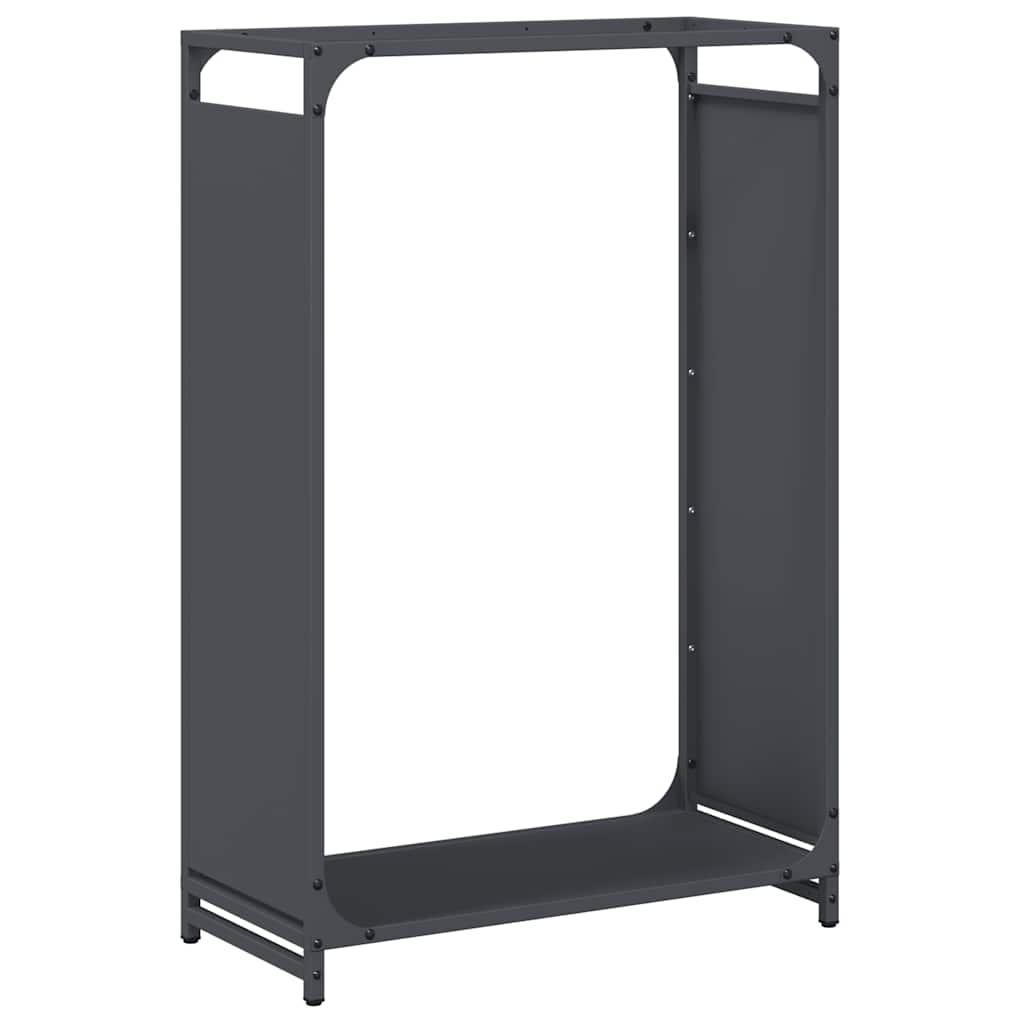 Vidaxl brandhoutrek 60x28x90 cm koudgewalst staal antraciet
