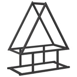 Vidaxl brandhoutrek 50x25x60 cm koudgewalst staal zwart