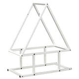 Vidaxl brandhoutrek 50x25x60 cm koudgewalst staal wit