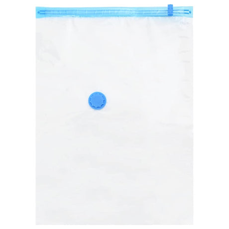Vidaxl opslagzakken met opslag 10 pcs transparant en blauw 70 x 50 cm