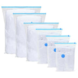 Vidaxl opslagzakken met opslag 10 pcs transparant en blauw 100 x 80 cm