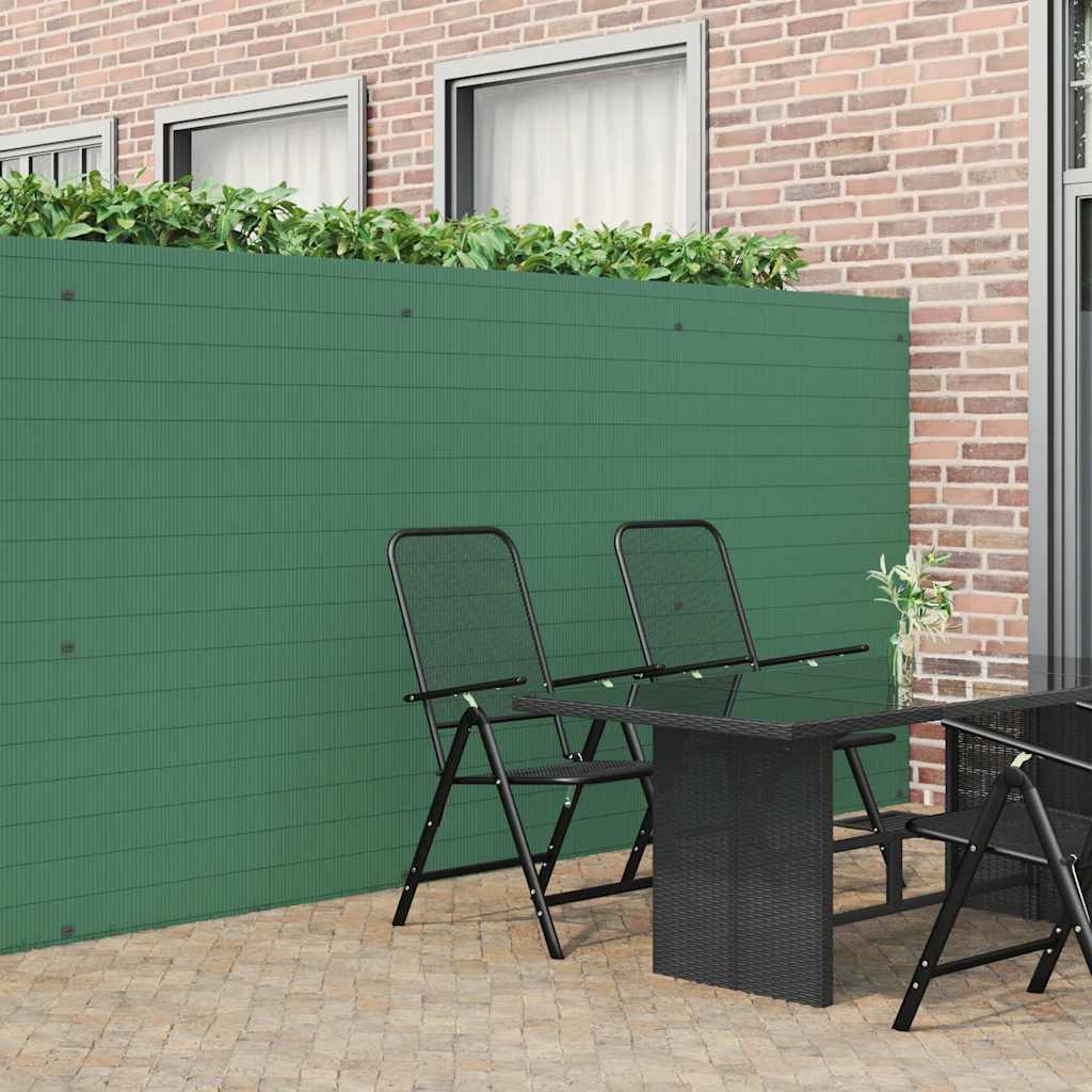 Vidaxl tuinhek dubbelzijdig groen 1,8x3 m pvc