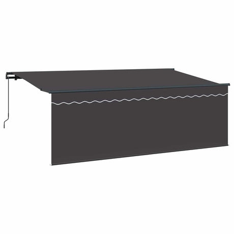 Vidaxl inklapbaar zonnescherm antraciet 400 x 200 cm