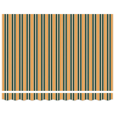 Vidaxl markies groen en geel 300 x 250 x 165 cm polyester