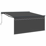 Vidaxl inklapbaar zonnescherm antraciet 350 x 250 cm