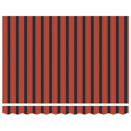 Vidaxl inklapbaar zonnescherm oranje en zwart 350 x 250 cm