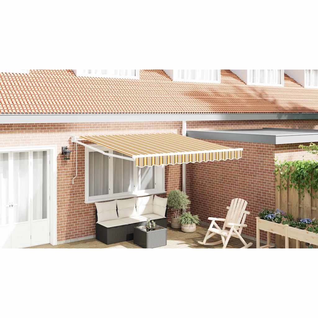 Vidaxl inklapbaar zonnescherm multikleur 350 x 250 cm