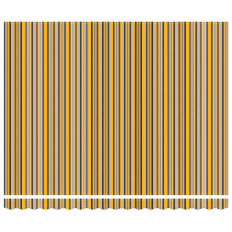 Vidaxl inklapbaar zonnescherm geel en grijs 400 × 300 cm