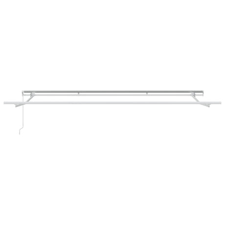 Vidaxl inklapbaar zonnescherm wit 400 × 300 cm polyester en aluminium