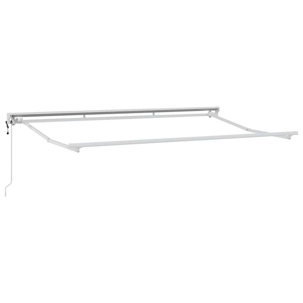 Vidaxl zijde frame wit 3,5 x 2 m poedercoating staal