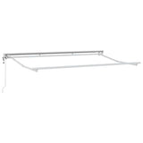 Vidaxl zijde frame wit 3,5 x 2 m poedercoating staal