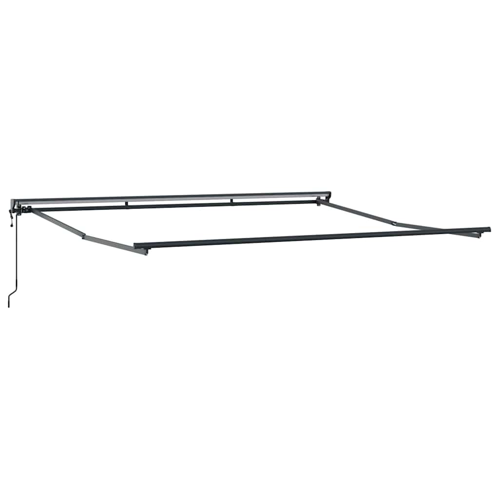 Vidaxl zijde frame antraciet 4 × 3 m poedercoating staal