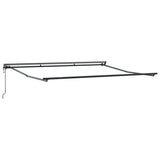 Vidaxl zijde frame antraciet 4 × 3 m poedercoating staal