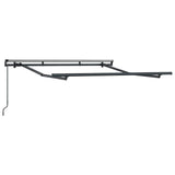 Vidaxl zijde frame antraciet 2,5 x 2 m metaal