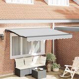 Vidaxl zijde frame antraciet 2,5 x 2 m metaal