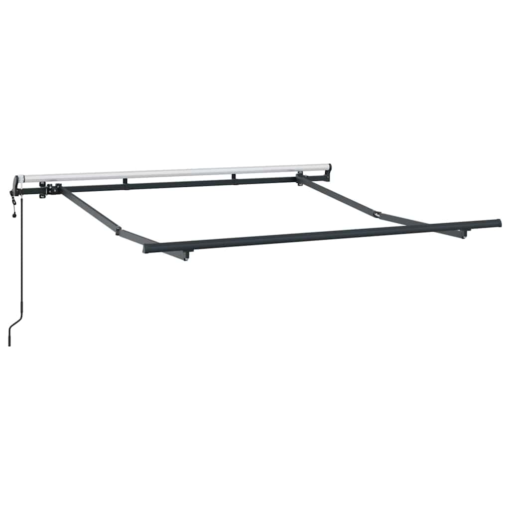 Vidaxl zijde frame antraciet 2,5 x 2 m metaal