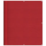 Vidaxl balkonscherm rood 120x800 cm 100% polyester oxford