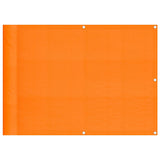 Vidaxl balkonscherm oranje 75x1000 cm 100% polyester oxford