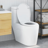Vidaxl toiletzitting wit 47 x 37 x 4 cm duroplast