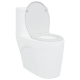 Vidaxl toiletzitting wit 47 x 37 x 4 cm duroplast