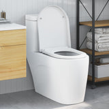 Vidaxl toiletzitting wit 49 x 36 x 4 cm duroplast