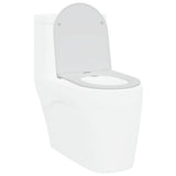 Vidaxl toiletzitting wit 47 x 36 x 3,4 cm duroplast