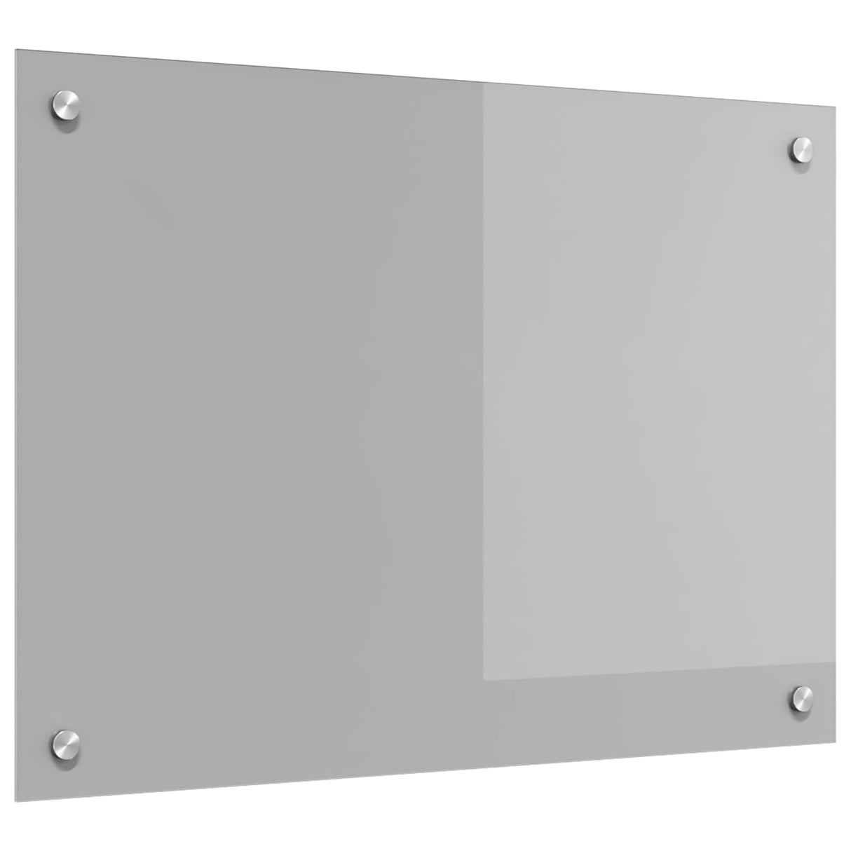 Vidaxl keuken spatscherm lichtgrijs 70 x 50 cm gehard glas