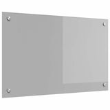 Vidaxl keuken spatscherm lichtgrijs 80 x 50 cm gehard glas