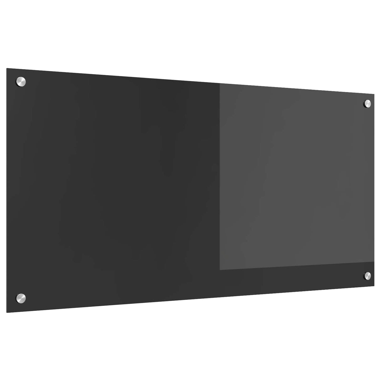 Vidaxl keuken spatscherm donkergrijs 100 x 50 cm gehard glas