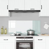 Vidaxl keuken spatscherm wit 120 x 50 cm gehard glas