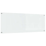 Vidaxl keuken spatscherm doorzichtig 110 x 40 cm gehard glas