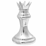 Vidaxl beelden 2 pcs zilver 17 x 17 x 42 cm aluminium