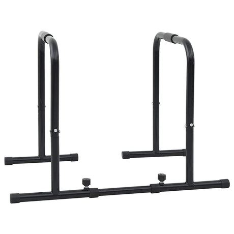 Vidaxl dip bar zwart 116 x 66 x 74,5 cm gepoedercoat staal