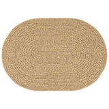 Vidaxl vloerkleed zizur bruin 170 x 120 cm polypropyleen