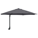 Vidaxl tuinparasol antraciet 248 x 248 x 148 cm polyester en staal
