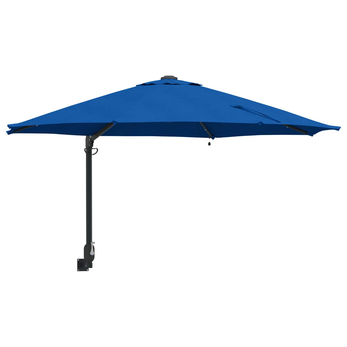 Vidaxl tuinparasol azurblauw 248 x 248 x 148 cm polyester en staal