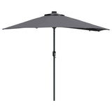 Vidaxl tuinparasol antraciet 294 x 150 x 223 cm polyester en staal