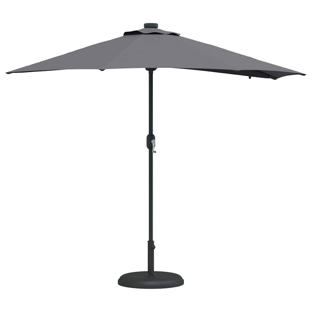 Vidaxl tuinparasol antraciet 294 x 150 x 223 cm polyester en staal