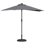 Vidaxl tuinparasol antraciet 294 x 150 x 223 cm polyester en staal