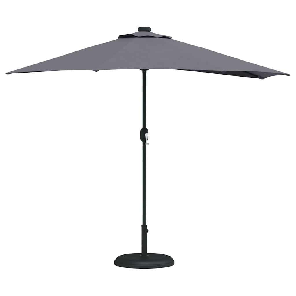 Vidaxl tuinparasol antraciet 294 x 150 x 224 cm polyester en staal
