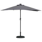 Vidaxl tuinparasol antraciet 294 x 150 x 224 cm polyester en staal