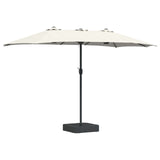 Vidaxl tuinparasol zand en antraciet 385 x 209 x 244 cm polyester
