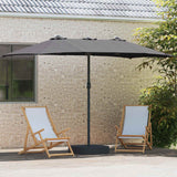 Vidaxl tuinparasol antraciet 385 x 209 x 244 cm polyester