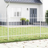 Vidaxl tuinhek 4 pcs wit 6,8 x 1 m poedercoating staal