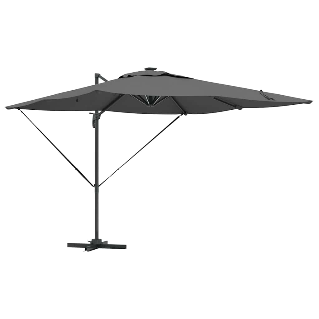 Vidaxl parasol antraciet 286 x 284 x 270 cm aluminium en polyester
